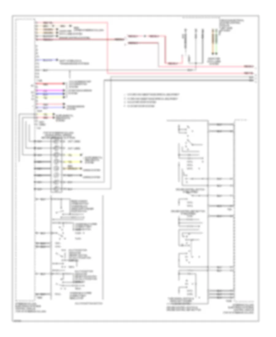 схема управляющего модуля электронных систем рулевой колонки (1 из 2) для Volkswagen Golf TDI 2013