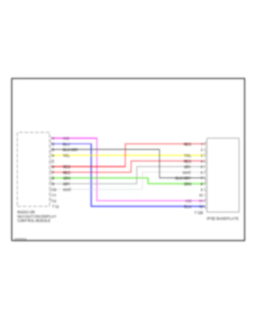 IPod Player Wiring Diagram для Volkswagen Eos 2.0T 2007