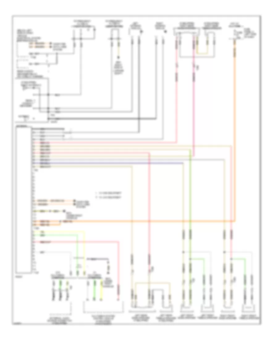 Электросхема магнитолы, без Навигация без Усилитель для Volkswagen Jetta SEL 2013