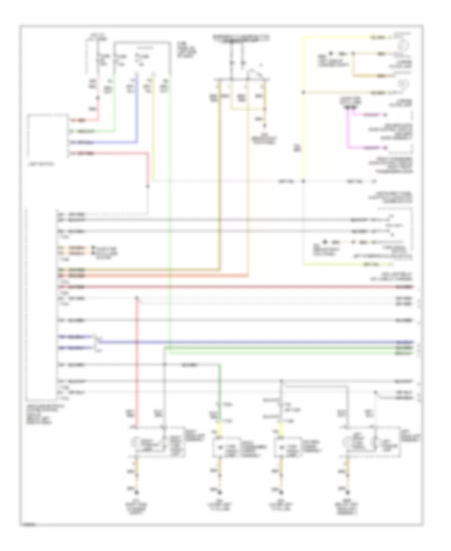 Электросхема внешнего освещения, С Низкое оборудование (1 из 2) для Volkswagen Jetta SEL 2013