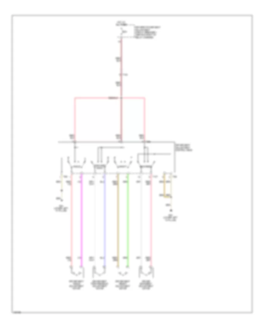 Электросхема привода сидений для Volkswagen Jetta SEL 2013