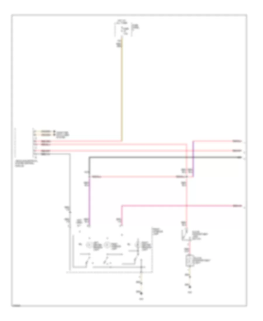 Электросхема подсветки (1 из 2) для Volkswagen Jetta Value Edition 2007