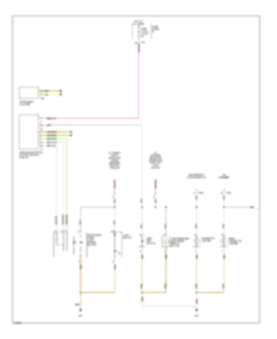 Электросхема подсветки приборов (1 из 2) для Volkswagen Rabbit 2007