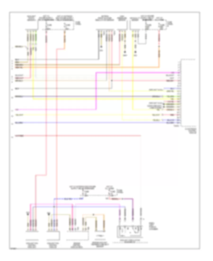 4.2L, Электросхема кондиционера, Двойная Электросхема кондиционера A/C (3 из 3) для Volkswagen Touareg 2007