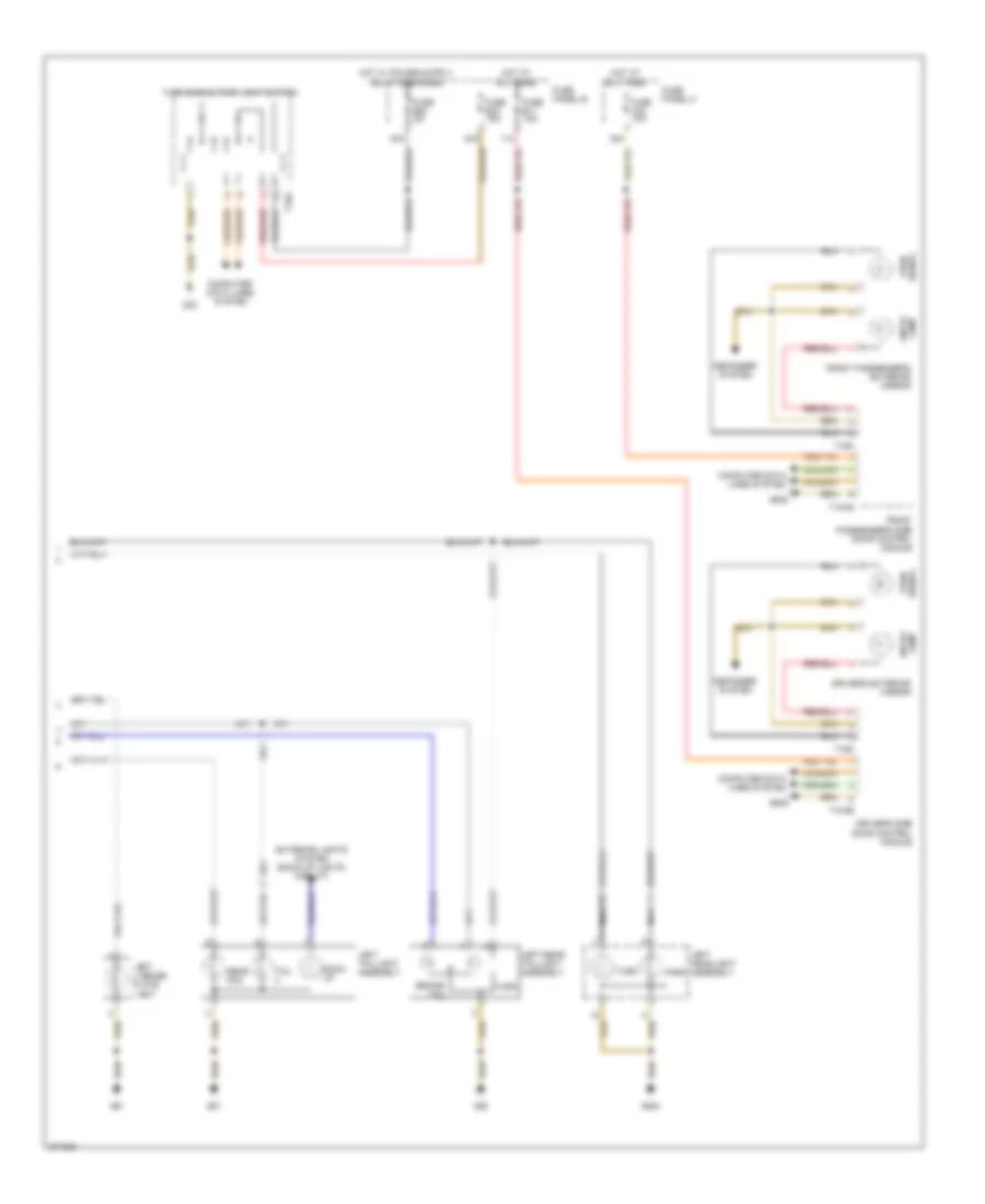 Электросхема внешнего освещения (2 из 2) для Volkswagen Touareg 2007