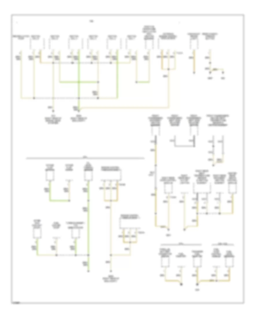 Электросхема подключение массы заземления (5 из 5) для Volkswagen Touareg 2007