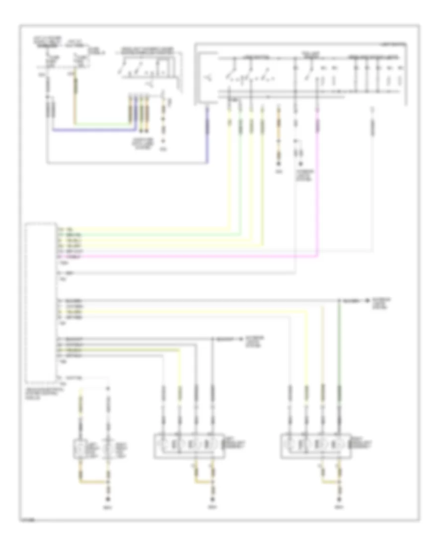 Электросхема фар, без Фары Газового разряда Высокой интенсивности для Volkswagen Touareg 2007