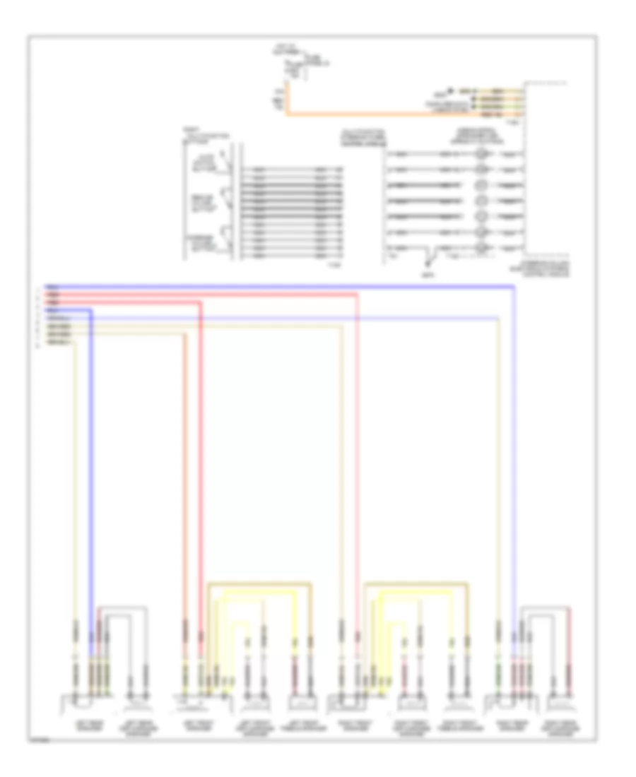 Электросхема магнитолы (2 из 2) для Volkswagen Touareg 2007
