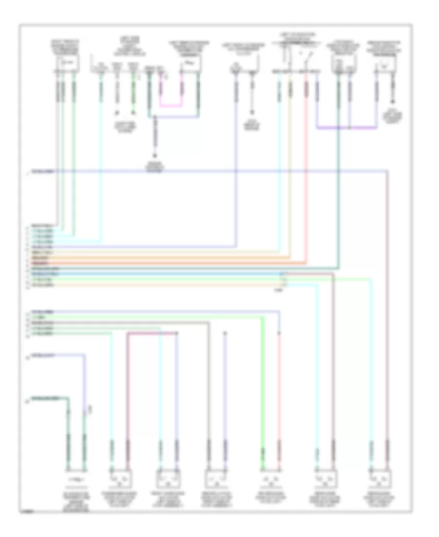 Manual AC Wiring Diagram, with 3 Zone (2 of 2) for Volkswagen Routan SEL 2013