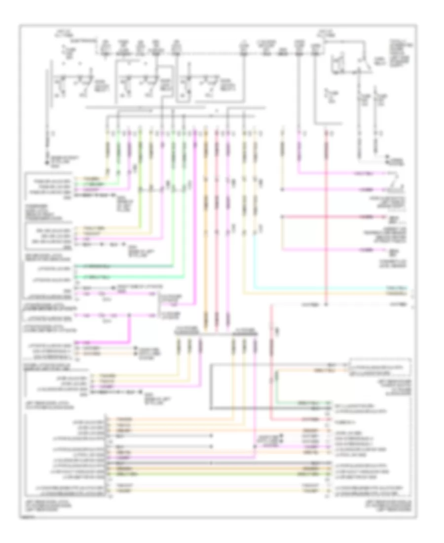 Anti theft Wiring Diagram 1 of 2 for Volkswagen Routan SEL 2013