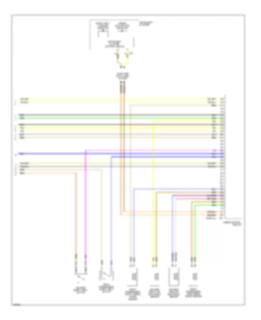 Supplemental Restraints Wiring Diagram (3 of 3) for Volkswagen Eos Lux 2008
