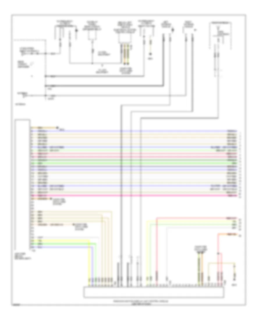 Radio Wiring Diagram with Navigation with Amplifier 1 of 3 for Volkswagen Jetta SE 2011