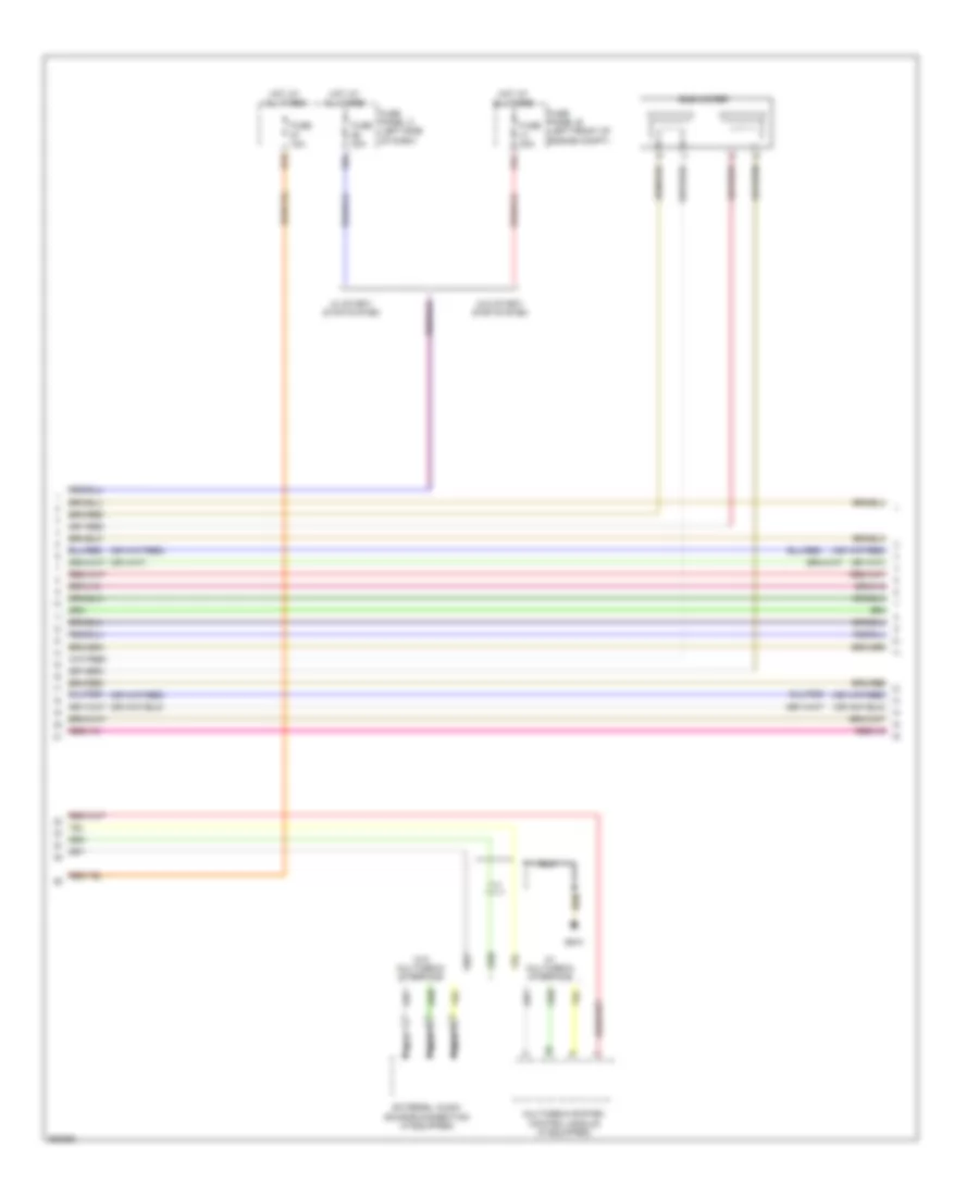 Radio Wiring Diagram with Navigation with Amplifier 2 of 3 for Volkswagen Jetta SE 2011