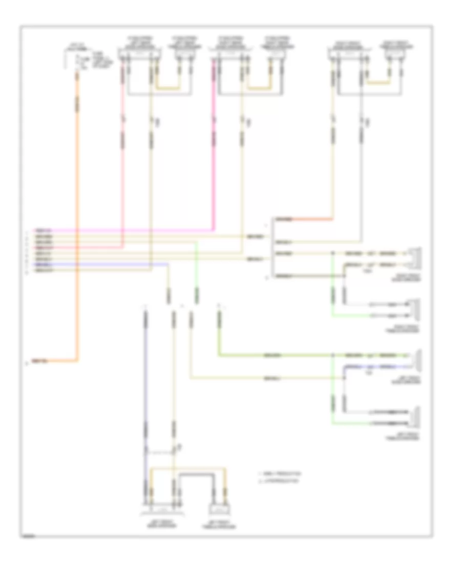 Radio Wiring Diagram with Navigation without Amplifier 2 of 2 for Volkswagen Jetta SE 2011