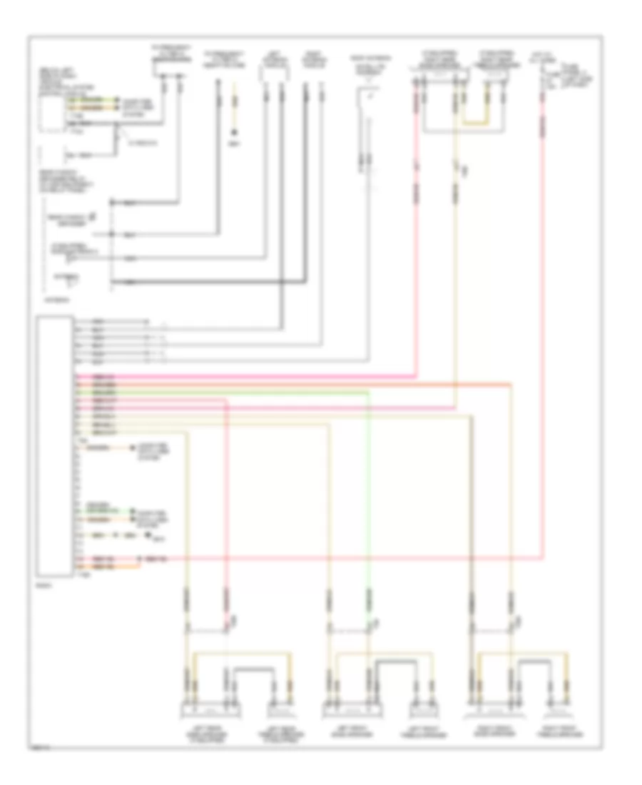 Radio Wiring Diagram without Amplifier with RCD 310 RCD 510 for Volkswagen Jetta SE 2011