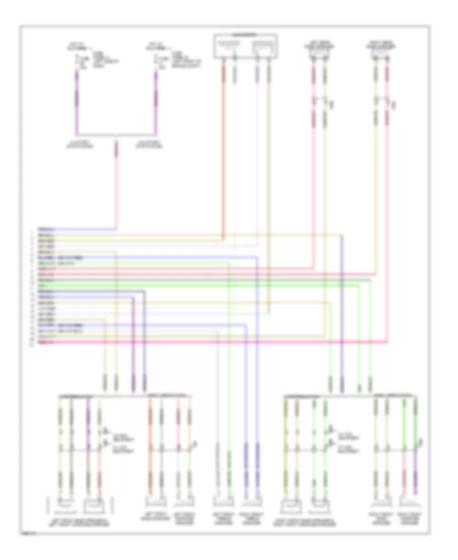 Radio Wiring Diagram without Navigation with Amplifier 2 of 2 for Volkswagen Jetta SE 2011