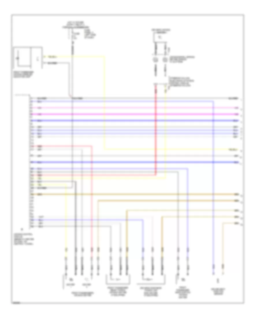 Supplemental Restraints Wiring Diagram 1 of 3 for Volkswagen Jetta SE 2011