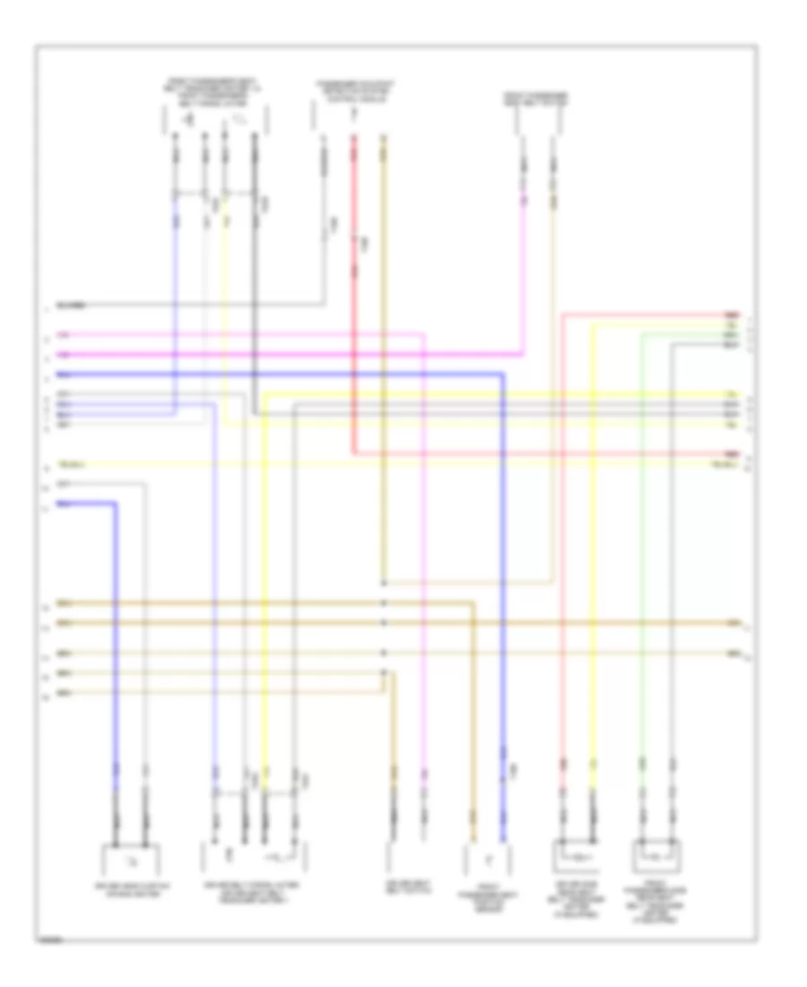 Supplemental Restraints Wiring Diagram 2 of 3 for Volkswagen Jetta SE 2011