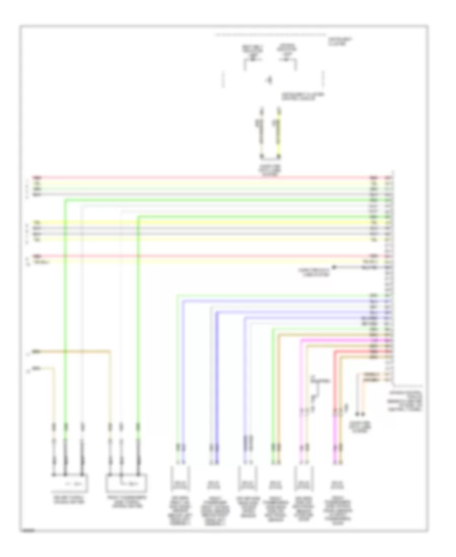 Supplemental Restraints Wiring Diagram 3 of 3 for Volkswagen Jetta SE 2011