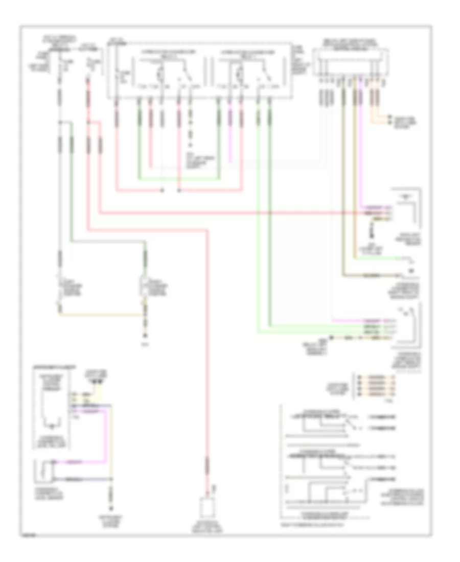 Wiper Washer Wiring Diagram with Low Equipment for Volkswagen Jetta SE 2011