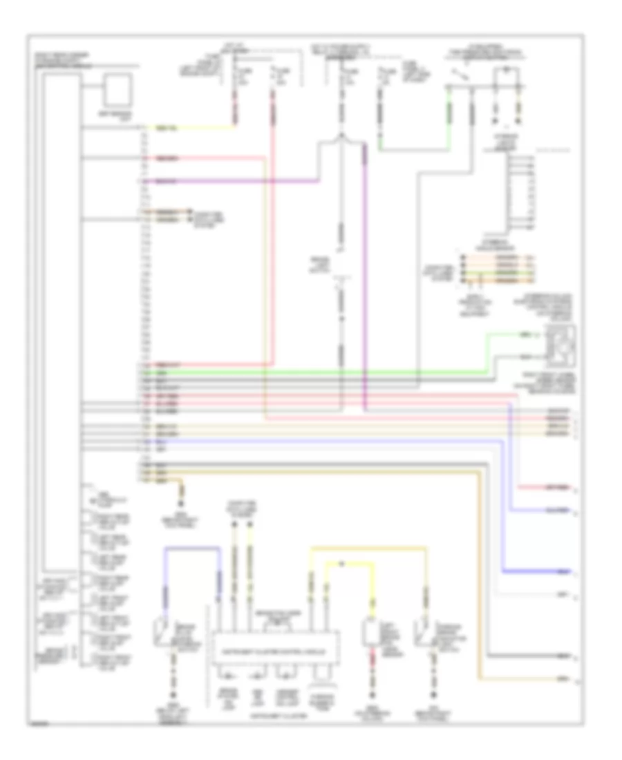 Anti lock Brakes Wiring Diagram with ESP 1 of 2 for Volkswagen Jetta SE 2011