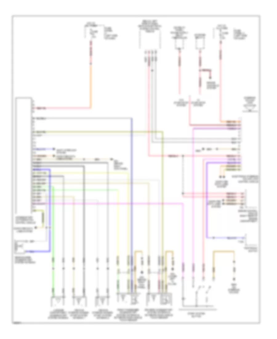 Access Start Wiring Diagram with High Equipment for Volkswagen Jetta SE 2011