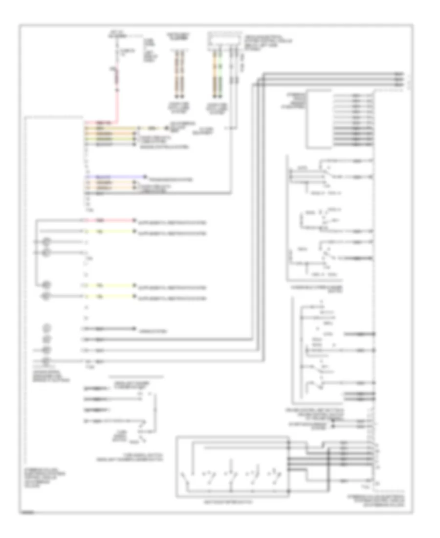 Steering Column Electronic Systems Control Module Wiring Diagram 1 of 2 for Volkswagen Jetta SE 2011