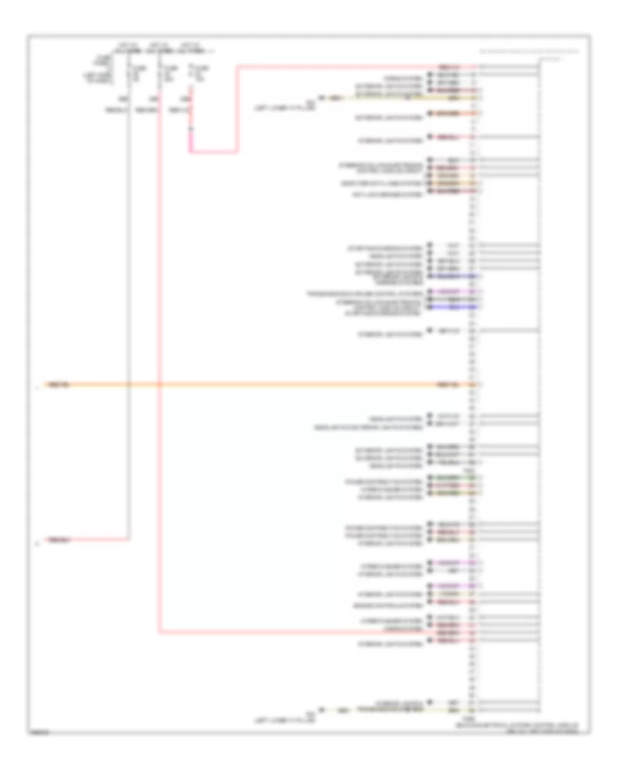 Vehicle Electrical System Control Module Wiring Diagram with High Equipment 2 of 2 for Volkswagen Jetta SE 2011