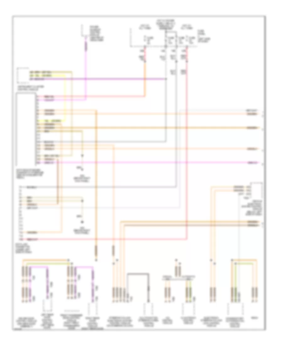 Computer Data Lines Wiring Diagram with High Equipment 1 of 2 for Volkswagen Jetta SE 2011