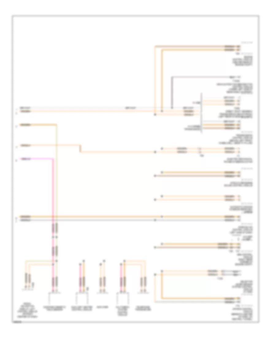 Computer Data Lines Wiring Diagram with High Equipment 2 of 2 for Volkswagen Jetta SE 2011