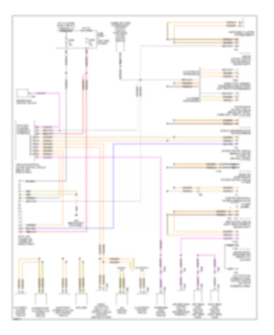 Computer Data Lines Wiring Diagram with Low Equipment for Volkswagen Jetta SE 2011