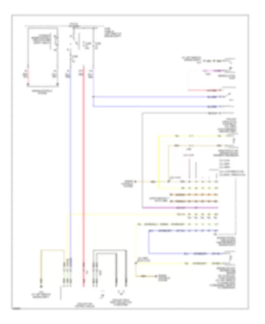 Cooling Fan Wiring Diagram for Volkswagen Jetta SE 2011