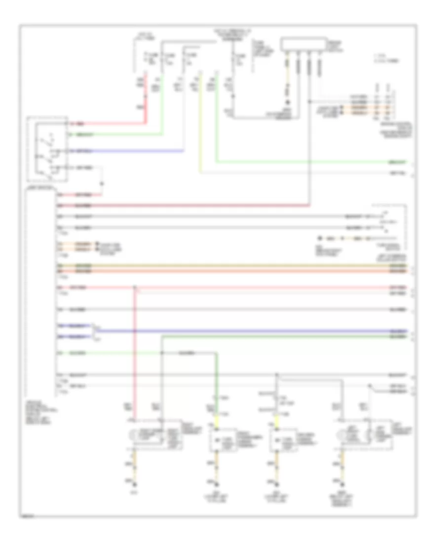 Exterior Lamps Wiring Diagram with Low Equipment 1 of 2 for Volkswagen Jetta SE 2011