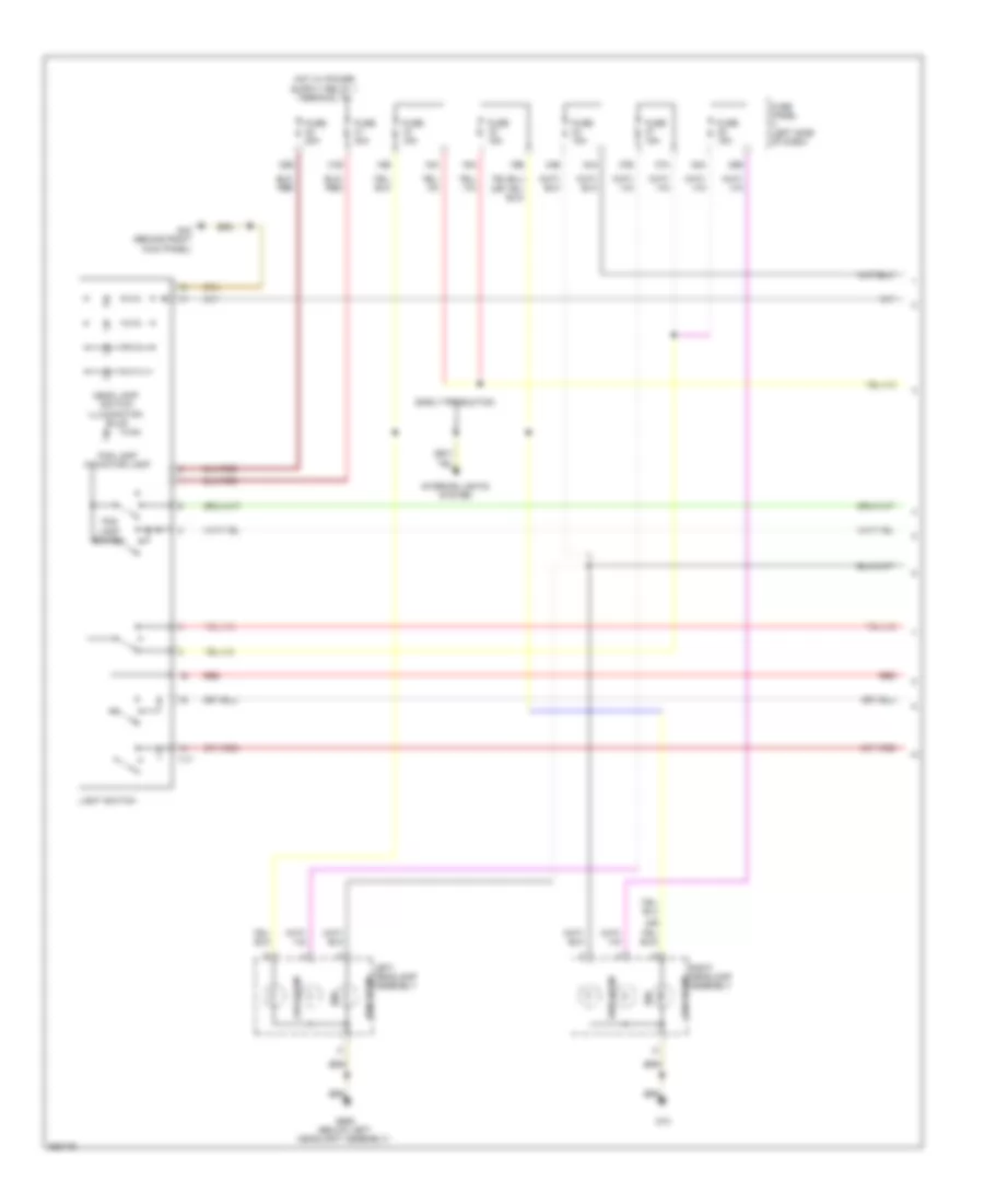 Headlights Wiring Diagram with Low Equipment 1 of 2 for Volkswagen Jetta SE 2011