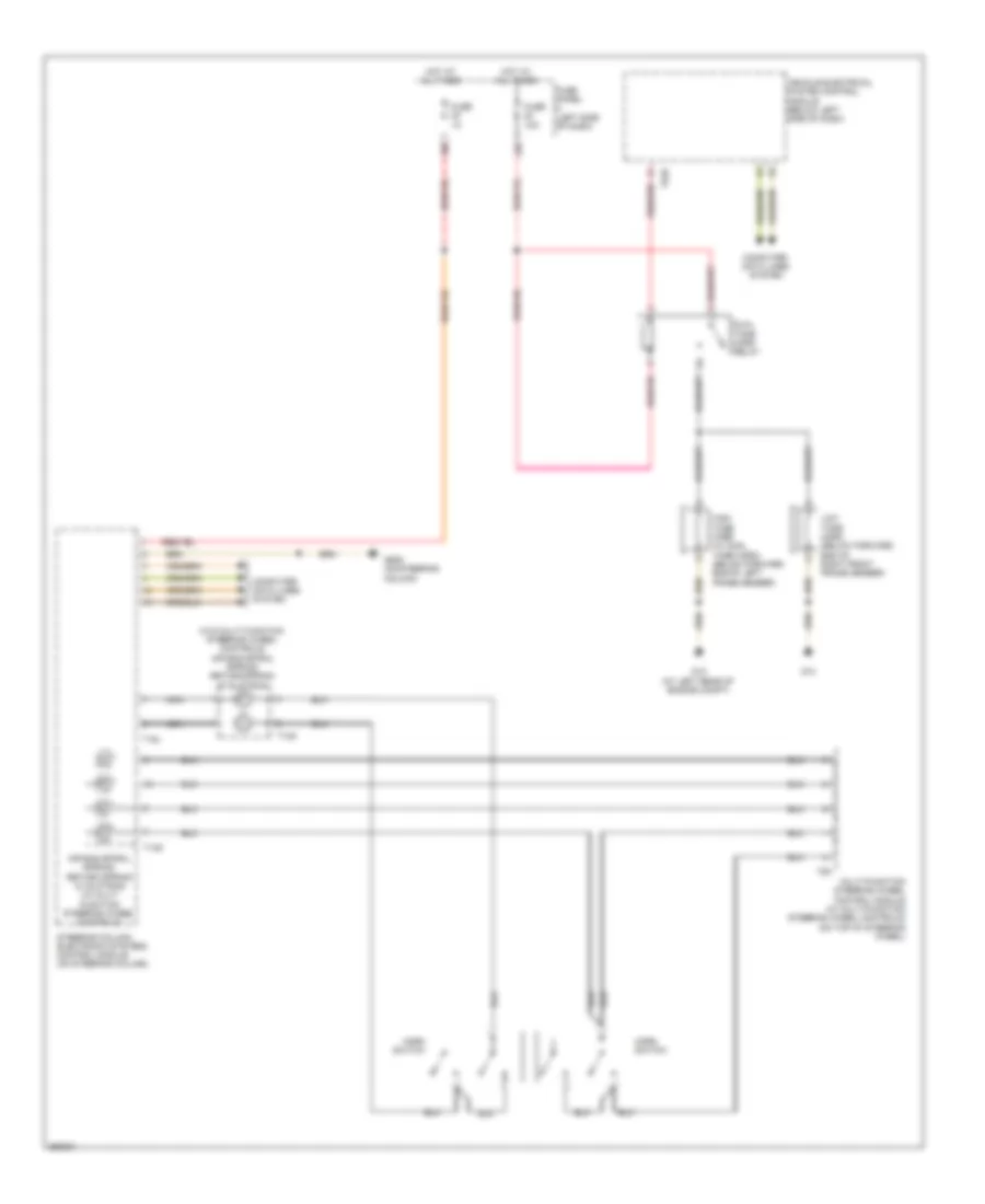 Horn Wiring Diagram with High Equipment for Volkswagen Jetta SE 2011