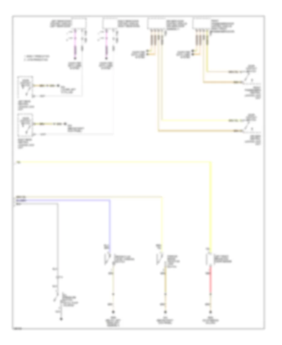 Instrument Cluster Wiring Diagram with High Equipment 2 of 2 for Volkswagen Jetta SE 2011