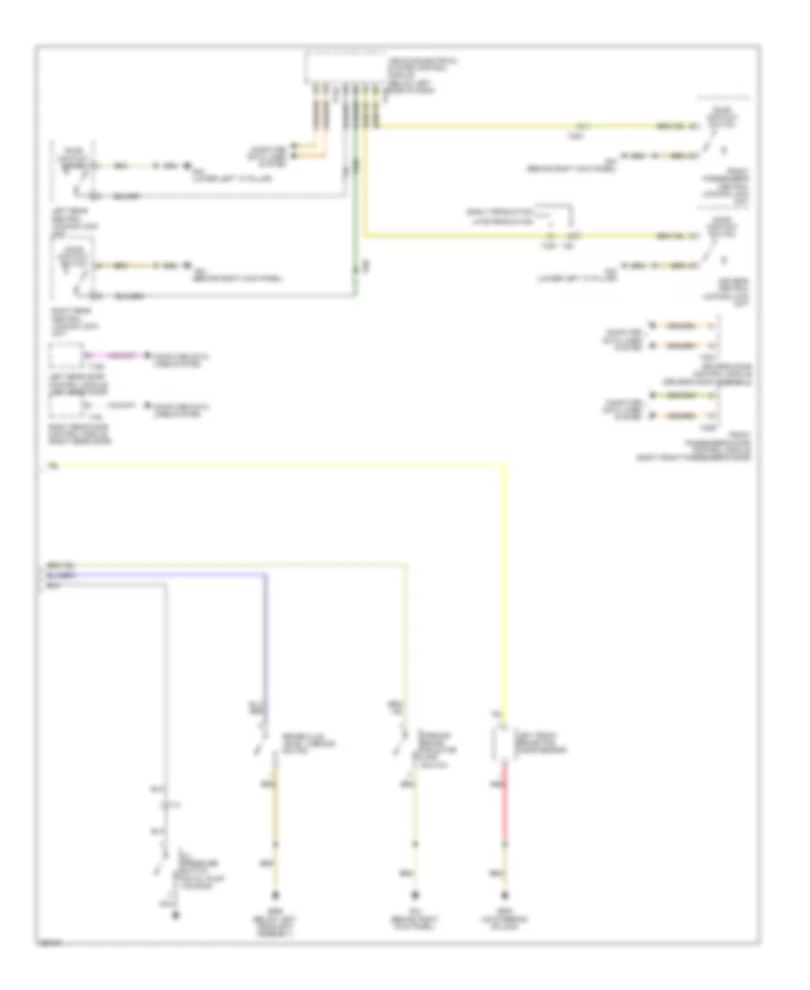 Instrument Cluster Wiring Diagram with Low Equipment 2 of 2 for Volkswagen Jetta SE 2011