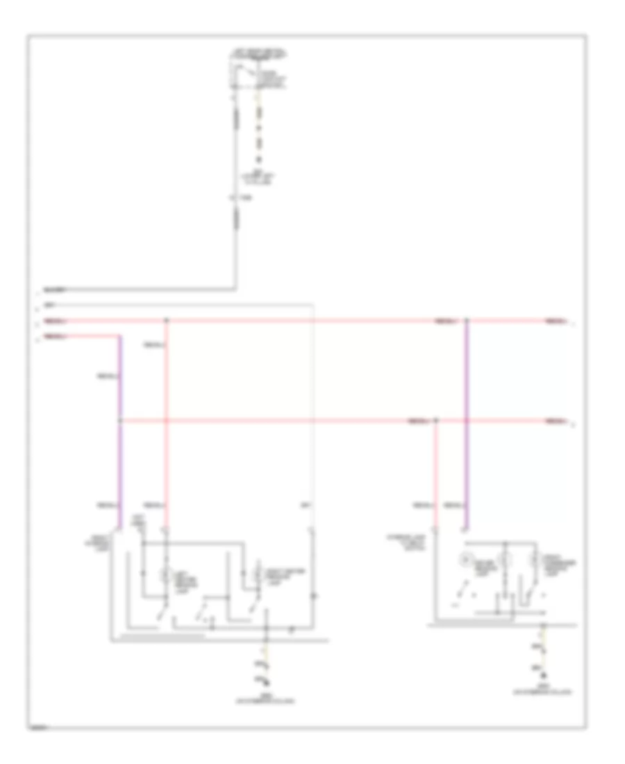 Courtesy Lamps Wiring Diagram Late Production with Low Equipment 2 of 3 for Volkswagen Jetta SE 2011