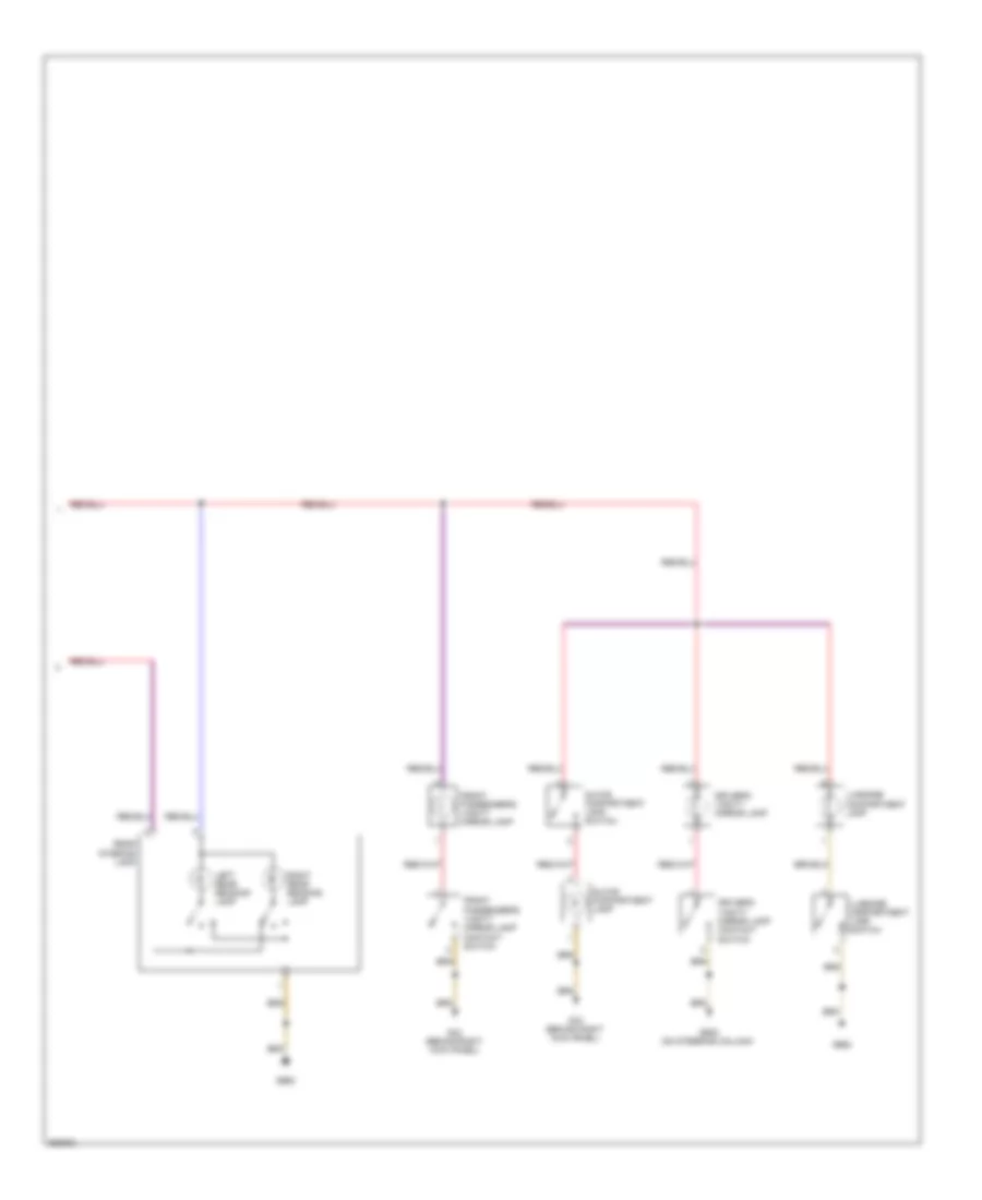 Courtesy Lamps Wiring Diagram Late Production with Low Equipment 3 of 3 for Volkswagen Jetta SE 2011