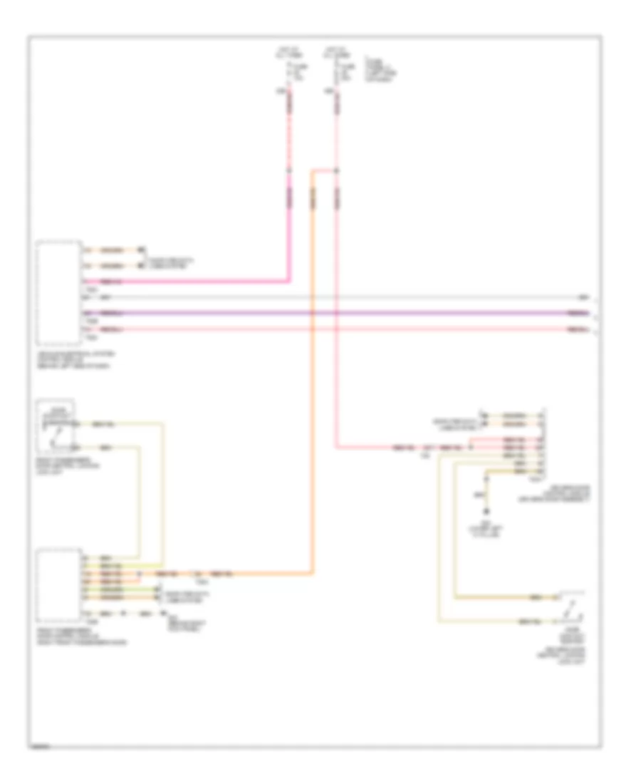Courtesy Lamps Wiring Diagram with High Equipment 1 of 3 for Volkswagen Jetta SE 2011