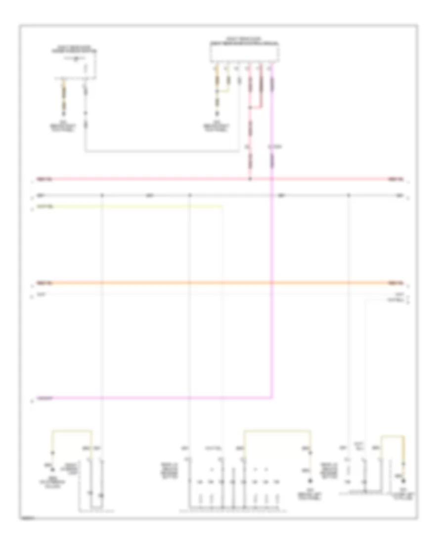 Instrument Illumination Wiring Diagram Early Production with High Equipment 2 of 3 for Volkswagen Jetta SE 2011