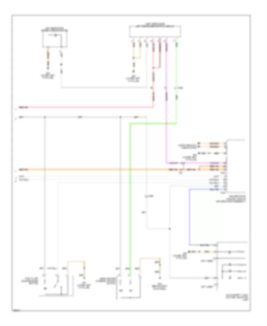 Instrument Illumination Wiring Diagram Early Production with High Equipment 3 of 3 for Volkswagen Jetta SE 2011