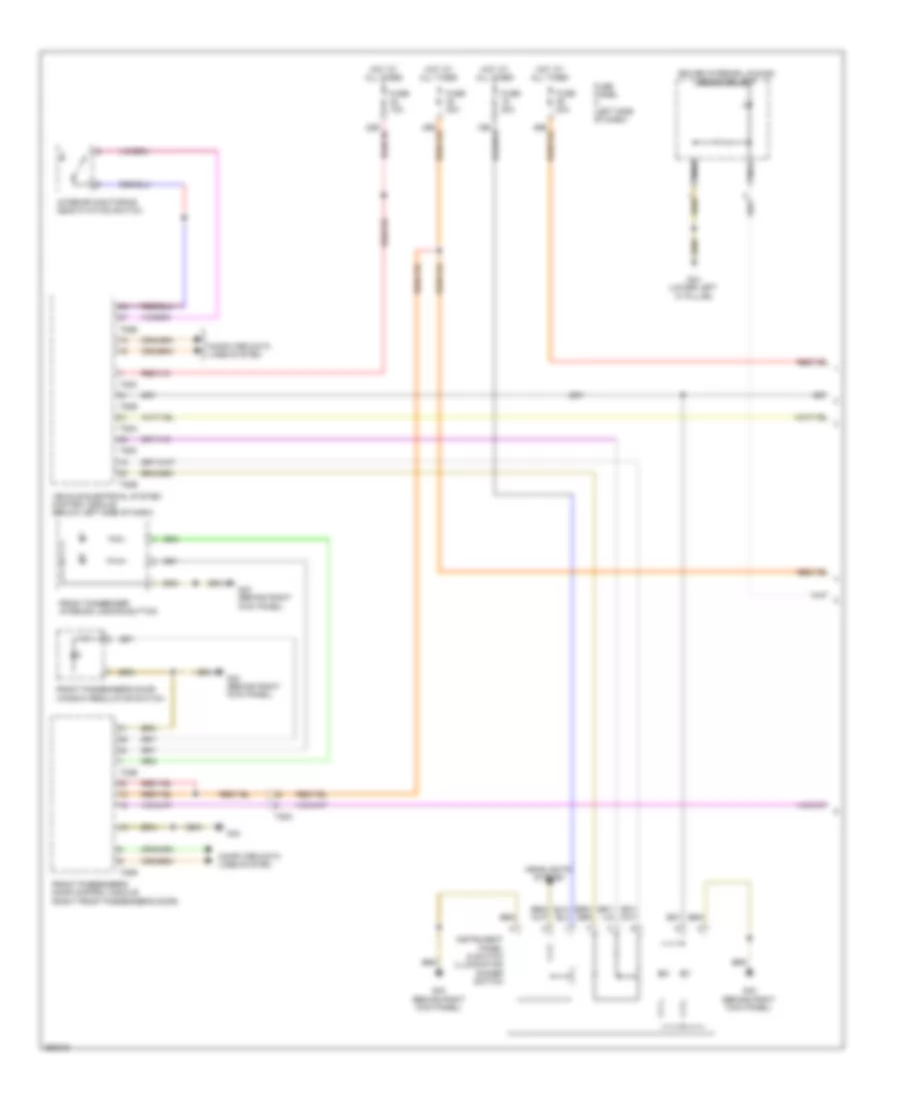 Instrument Illumination Wiring Diagram Late production with High Equipment 1 of 3 for Volkswagen Jetta SE 2011