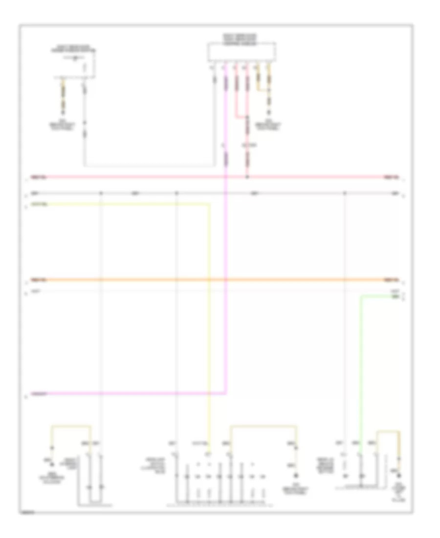 Instrument Illumination Wiring Diagram Late production with High Equipment 2 of 3 for Volkswagen Jetta SE 2011