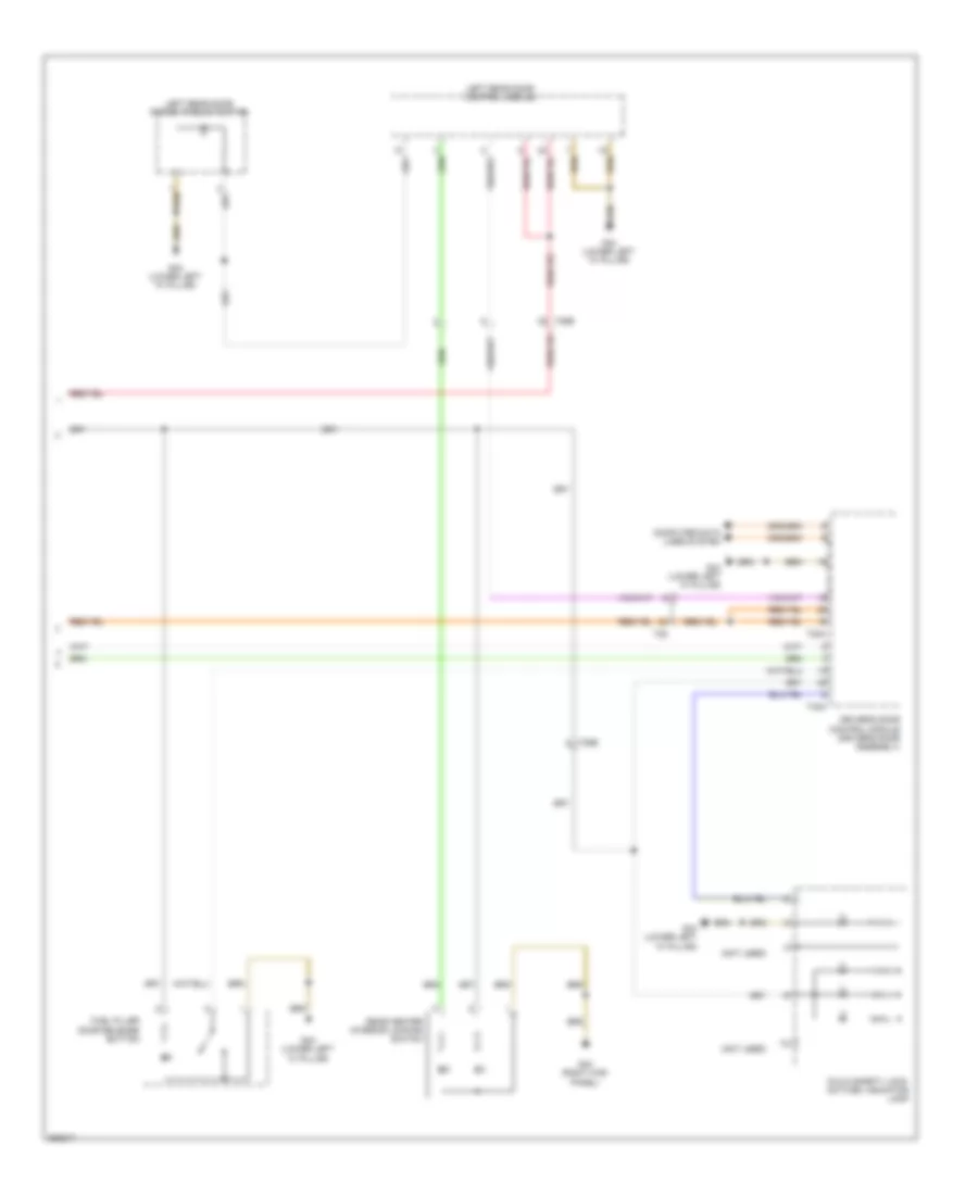 Instrument Illumination Wiring Diagram Late production with High Equipment 3 of 3 for Volkswagen Jetta SE 2011