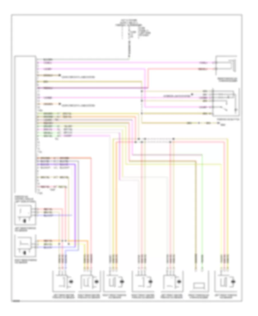 Parking Assistant Wiring Diagram for Volkswagen Jetta SE 2011