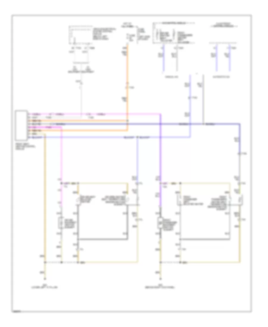 Heated Seats Wiring Diagram for Volkswagen Jetta SE 2011