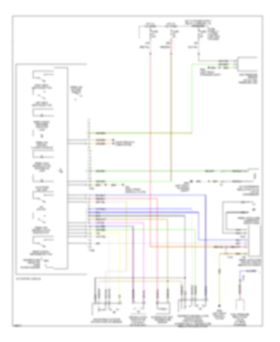 Manual AC Wiring Diagram (1 of 2) for Volkswagen Tiguan S 2013