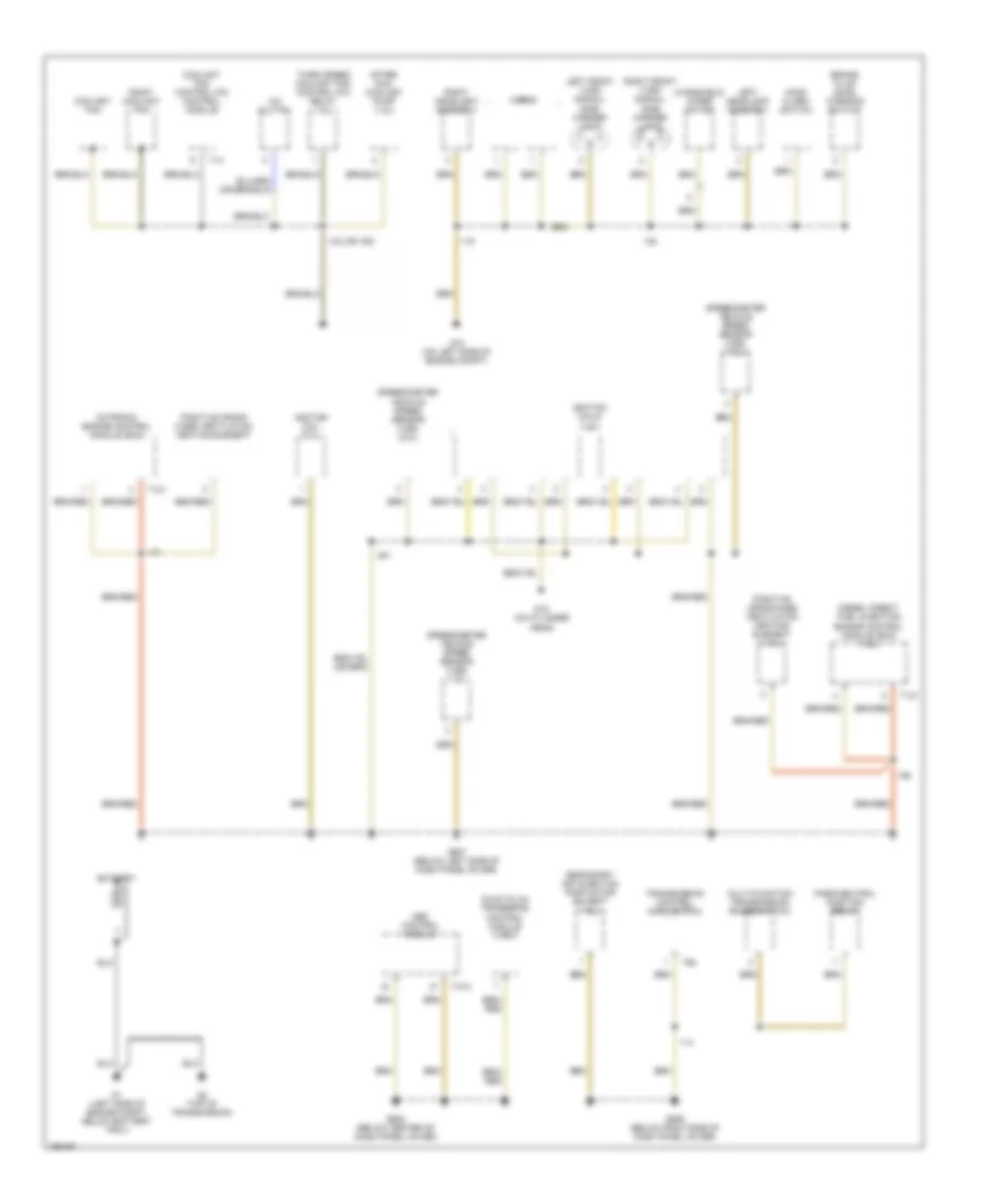 Ground Distribution Wiring Diagram Except Convertible 1 of 4 for Volkswagen New Beetle GL 2003