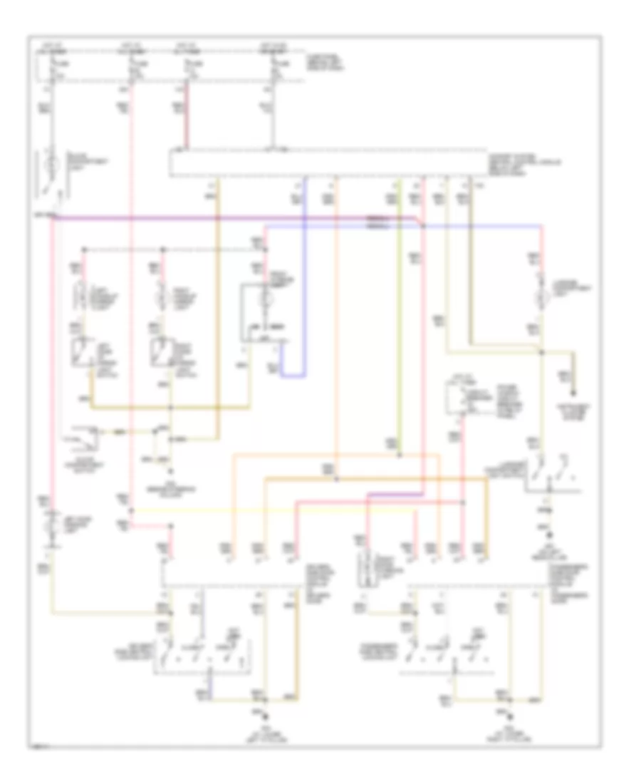 Courtesy Lamps Wiring Diagram Convertible for Volkswagen New Beetle GL 2003